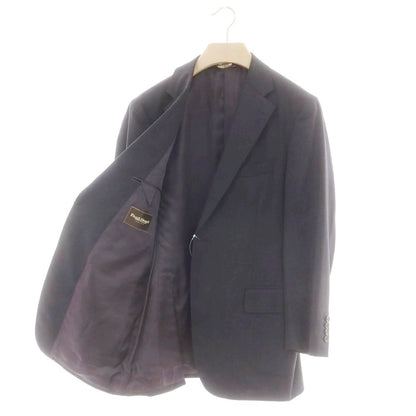 【中古】ポールスチュアート PAUL STUART ウール 2つボタンスーツ ダークグレー【 48L 】【 状態ランクC 】【 メンズ 】