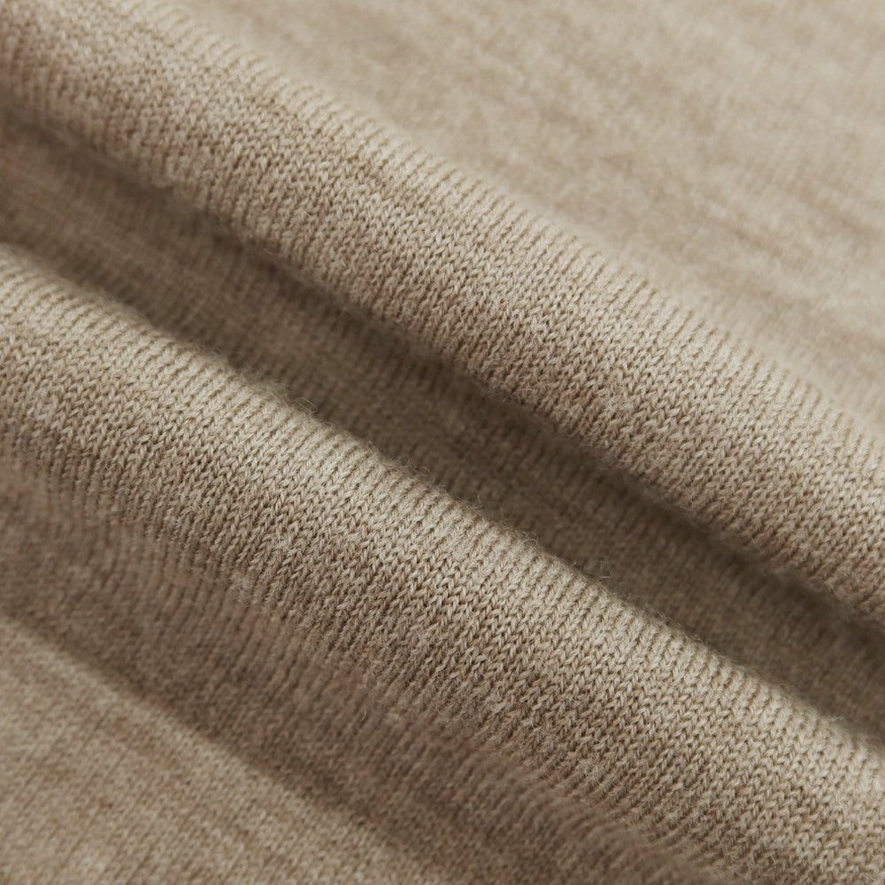 【中古】ザノーネ ZANONE ハイゲージ ウール クルーネック プルオーバーニット グレージュ【 48 】【 状態ランクB 】【 メンズ 】