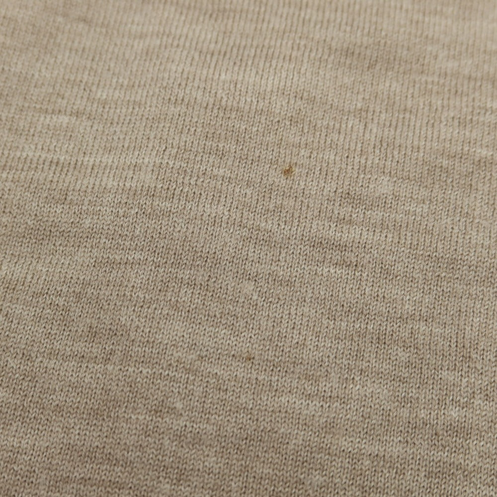 【中古】ザノーネ ZANONE ハイゲージ ウール クルーネック プルオーバーニット グレージュ【 48 】【 状態ランクB 】【 メンズ 】