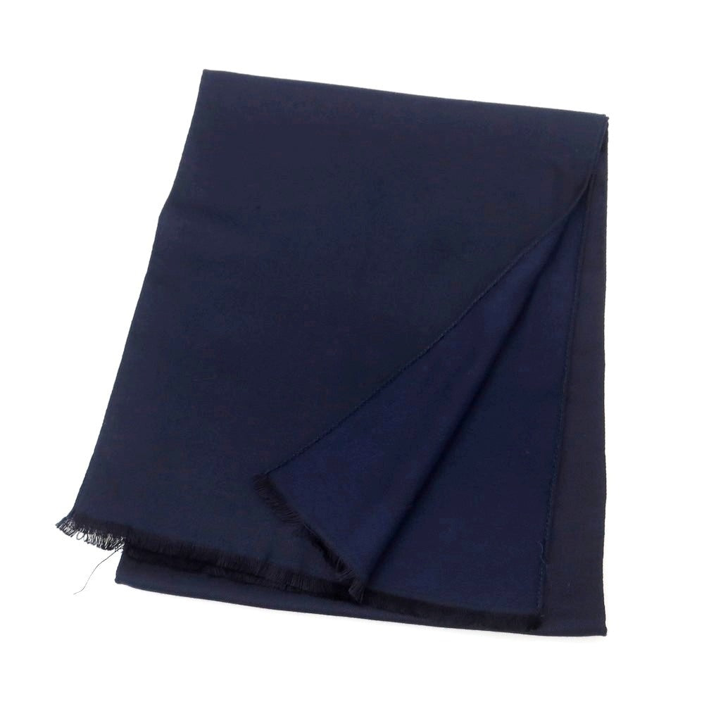 【中古】ジョルジオアルマーニ GIORGIO ARMANI ウール系 ストール ネイビー【 状態ランクC 】【 メンズ 】 [DPD]