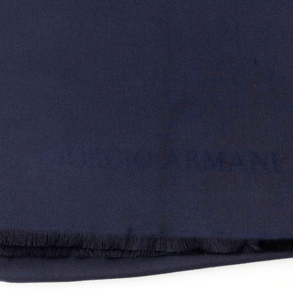 【中古】ジョルジオアルマーニ GIORGIO ARMANI ウール系 ストール ネイビー【 状態ランクC 】【 メンズ 】