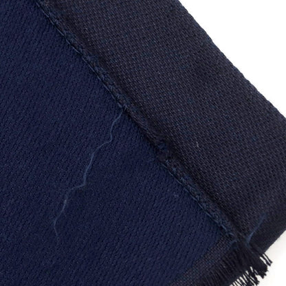 【中古】ジョルジオアルマーニ GIORGIO ARMANI ウール系 ストール ネイビー【 状態ランクC 】【 メンズ 】