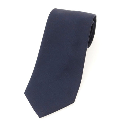 【中古】バーニーズニューヨーク BARNEYS NEWYORK ウール 無地ネクタイ ネイビー【 状態ランクB 】【 メンズ 】