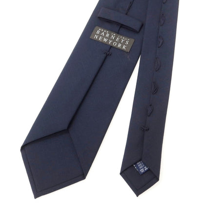 【中古】バーニーズニューヨーク BARNEYS NEWYORK ウール 無地ネクタイ ネイビー【 状態ランクB 】【 メンズ 】
