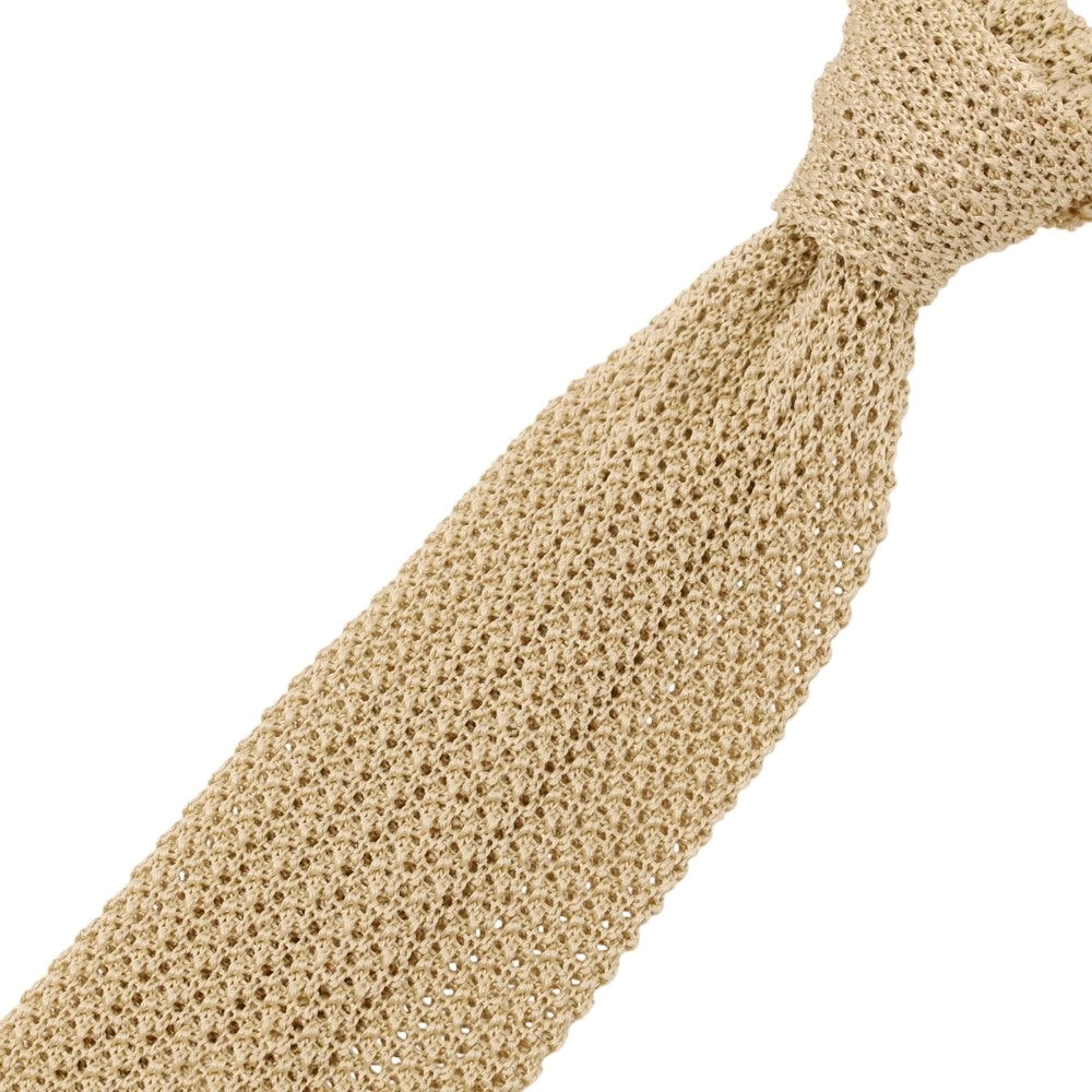 【中古】フェアファクス FAIRFAX シルク ニットタイ ベージュ【 状態ランクB 】【 メンズ 】