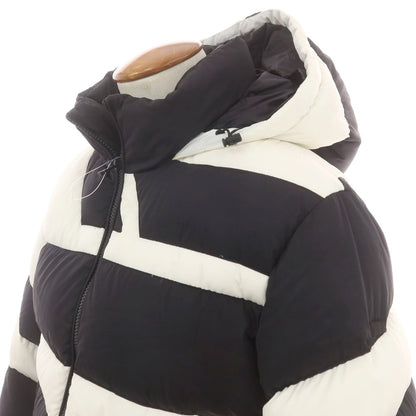 【中古】モンクレール ジーニアス MONCLER GENIUS × CRAIG GREEN ナイロン フーデッド ダウンジャケット ブラックxホワイト【 2 】【 状態ランクC 】【 メンズ 】