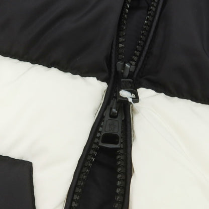 【中古】モンクレール ジーニアス MONCLER GENIUS × CRAIG GREEN ナイロン フーデッド ダウンジャケット ブラックxホワイト【 2 】【 状態ランクC 】【 メンズ 】