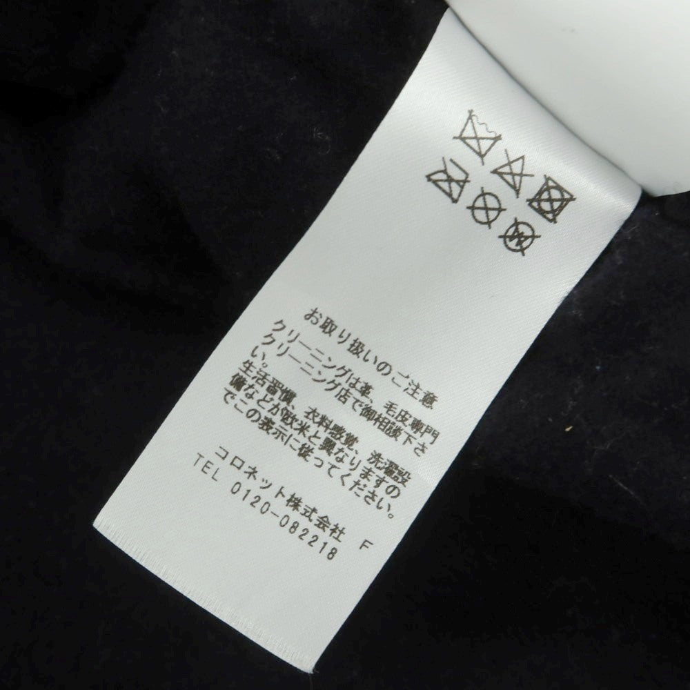 【中古】ヤコブコーエン JACOB COHEN シープスキンレザー×ニット フーデッドブルゾン ブラック【サイズ46】【 状態ランクB 】【 メンズ 】 [DPD]