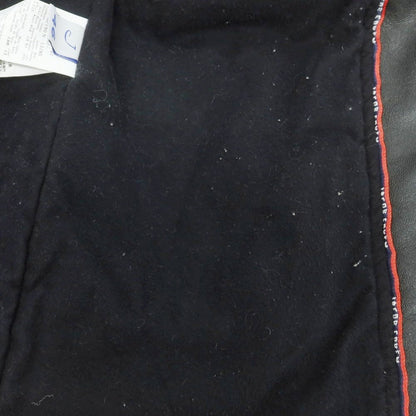 【中古】ヤコブコーエン JACOB COHEN シープスキンレザー×ニット フーデッドブルゾン ブラック【 46 】【 状態ランクB 】【 メンズ 】