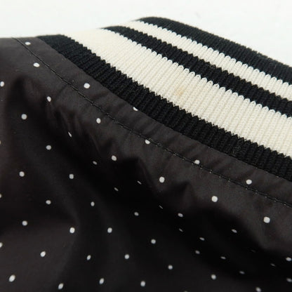 【中古】ドルチェアンドガッバーナ DOLCE&amp;GABBANA リバーシブル ポリエステル ドット ジップアップブルゾン ブラックxホワイト【 48 】【 状態ランクB 】【 メンズ 】