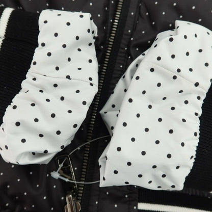 【中古】ドルチェアンドガッバーナ DOLCE&amp;GABBANA リバーシブル ポリエステル ドット ジップアップブルゾン ブラックxホワイト【 48 】【 状態ランクB 】【 メンズ 】