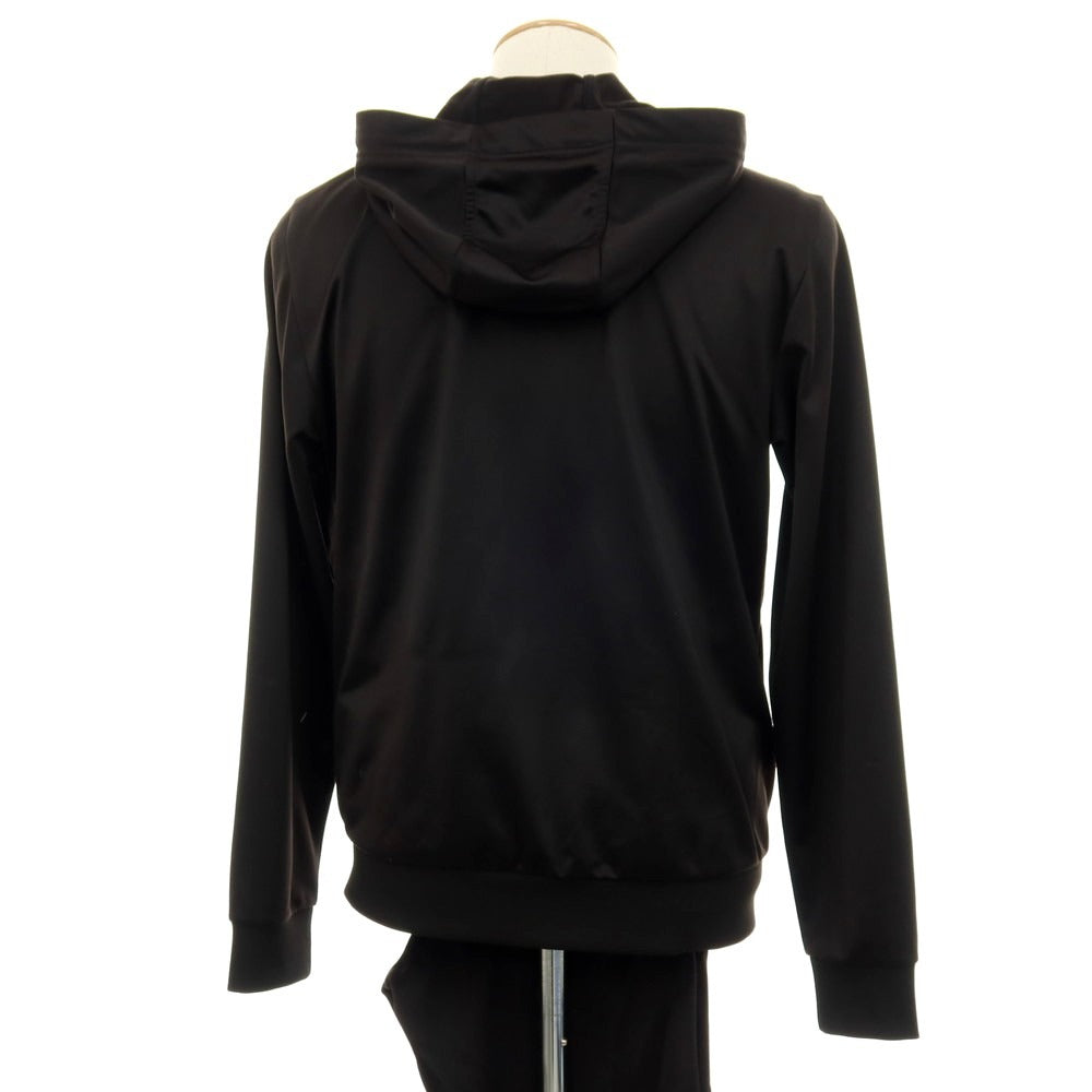 【中古】エンポリオ アルマーニ EMPORIO ARMANI EA7 ポリエステルジャージー セットアップ ブラック【サイズS】【 状態ランクB 】【 メンズ 】