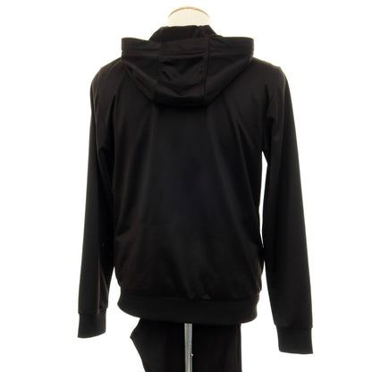 【中古】エンポリオ アルマーニ EMPORIO ARMANI EA7 ポリエステルジャージー セットアップ ブラック【サイズS】【 状態ランクB 】【 メンズ 】