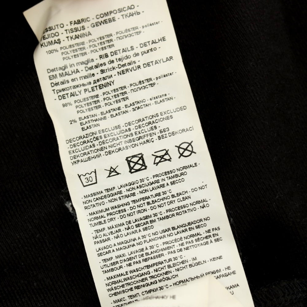 【中古】エンポリオ アルマーニ EMPORIO ARMANI EA7 ポリエステルジャージー セットアップ ブラック【サイズS】【 状態ランクB 】【 メンズ 】