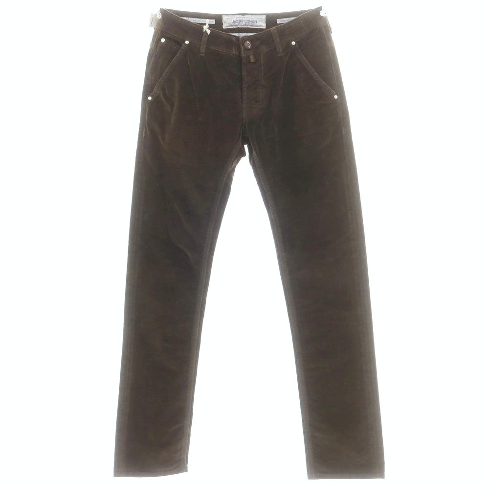 【中古】ヤコブコーエン JACOB COHEN J613 ストレッチ コットン 5ポケットパンツ ダークブラウン【 30 】【 状態ランクA 】【 メンズ 】