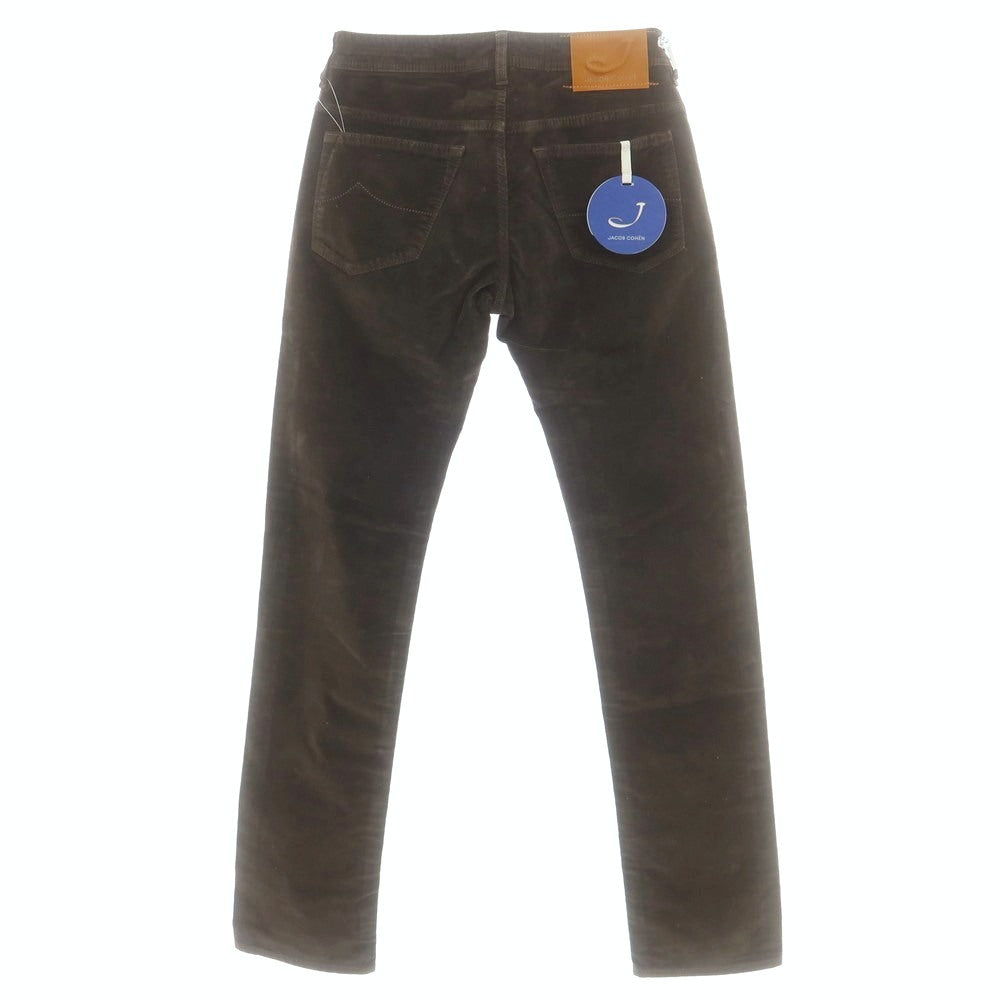 【中古】ヤコブコーエン JACOB COHEN J613 ストレッチ コットン 5ポケットパンツ ダークブラウン【 30 】【 状態ランクA 】【 メンズ 】