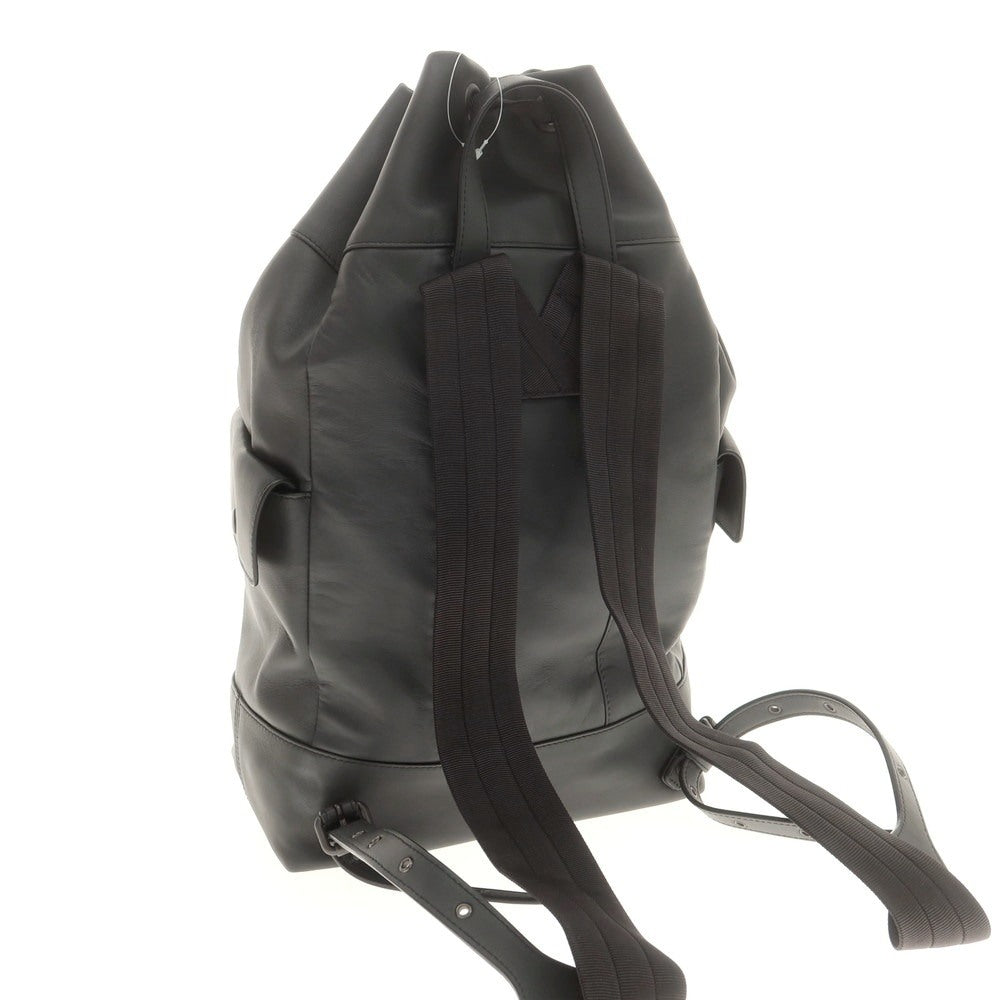 【中古】ボッテガヴェネタ BOTTEGAVENETA レザー バックパック・リュック ブラック【 状態ランクB 】【 メンズ 】