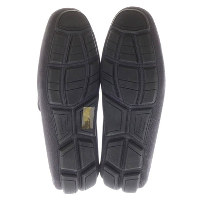 【中古】【未使用】サルヴァトーレフェラガモ Salvatore Ferragamo ドライビングシューズ ネイビー【 7 】【 状態ランクS 】【 メンズ 】