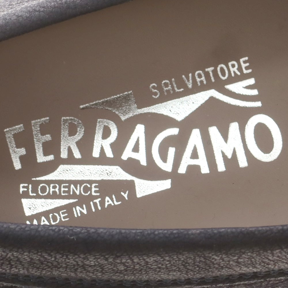 【中古】【未使用】サルヴァトーレフェラガモ Salvatore Ferragamo ドライビングシューズ ネイビー【 7 】【 状態ランクS 】【 メンズ 】