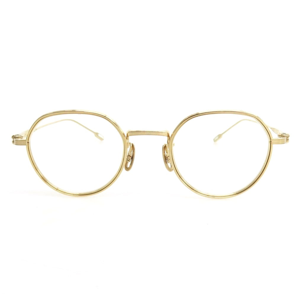 【中古】ユウイチ トヤマ YUICHI TOYAMA :5 BANKSIDE THE ANGEL メガネ ゴールド【 45□22 145 】【 状態ランクA 】【 メンズ 】