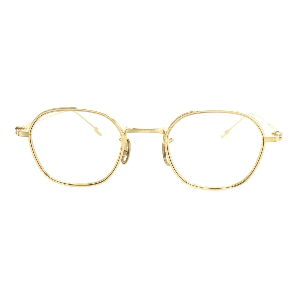 【中古】ユウイチ トヤマ YUICHI TOYAMA :5 BANKSIDE メガネ ゴールド【 46□22 145 】【 状態ランクA 】【 メンズ 】