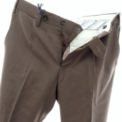 【中古】ジェルマーノ GERMANO ウール ドレススラックスパンツ グレイッシュブラウン【 46 】【 状態ランクA 】【 メンズ 】