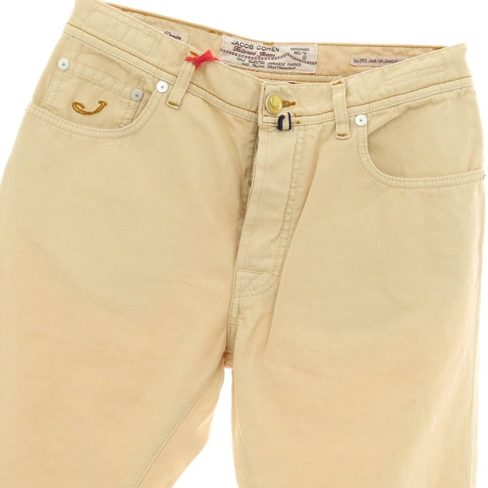 【中古】ヤコブコーエン JACOB COHEN J610 コットンヘンプ 5ポケットパンツ ベージュ【 33 】【 状態ランクA 】【 メンズ 】