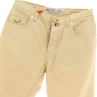 【中古】ヤコブコーエン JACOB COHEN J610 コットンヘンプ 5ポケットパンツ ベージュ【 33 】【 状態ランクA 】【 メンズ 】