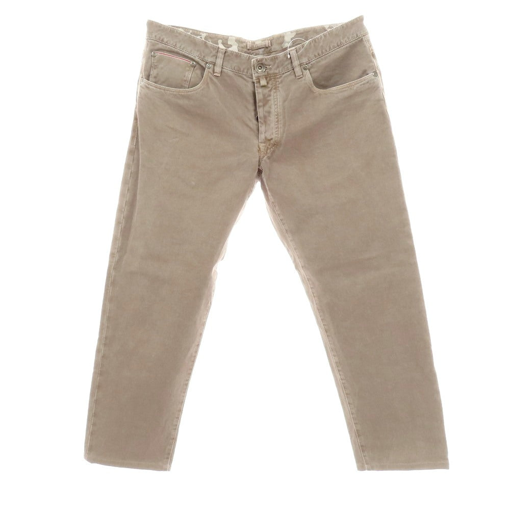 【中古】ジェルマーノ GERMANO コットン デニムパンツ グレージュ【サイズ52】【 状態ランクC 】【 メンズ 】 [CPD]