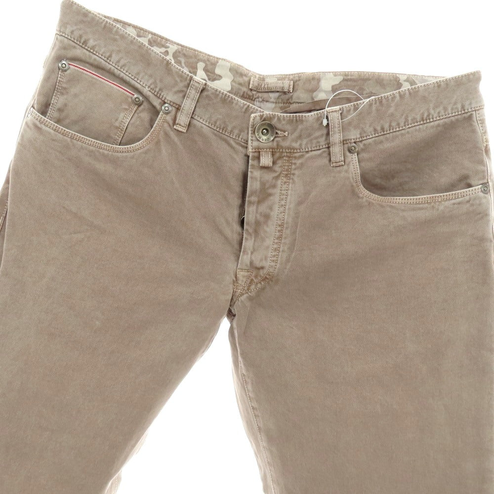 【中古】ジェルマーノ GERMANO コットン デニムパンツ グレージュ【サイズ52】【 状態ランクC 】【 メンズ 】 [CPD]