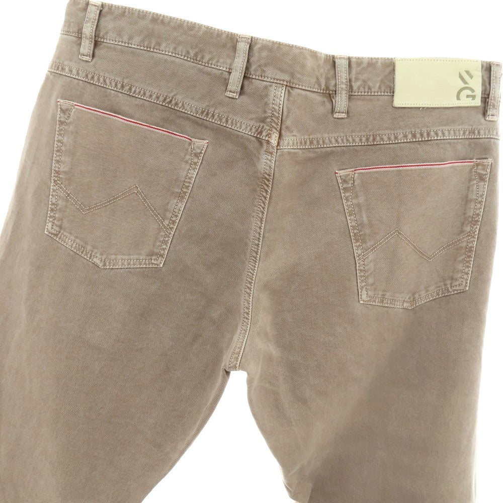 【中古】ジェルマーノ GERMANO コットン デニムパンツ グレージュ【サイズ52】【 状態ランクC 】【 メンズ 】 [CPD]