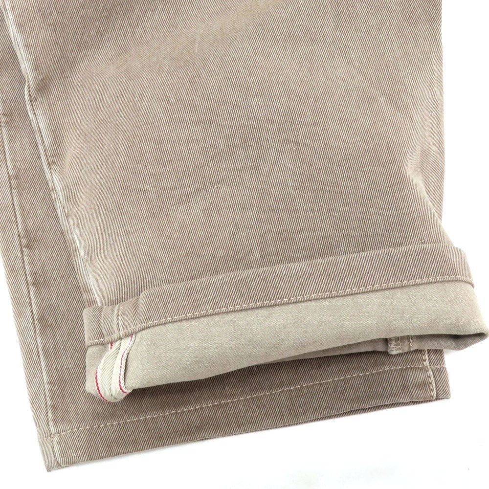 【中古】ジェルマーノ GERMANO コットン デニムパンツ グレージュ【 52 】【 状態ランクC 】【 メンズ 】