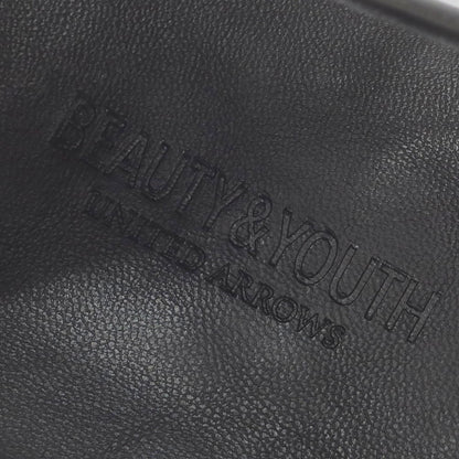 【中古】ビューティアンドユースユナイテッドアローズ BEAUTY&amp;YOUTH UNITED ARROWS レザー ローファー ブラック【 27 】【 状態ランクB 】【 メンズ 】