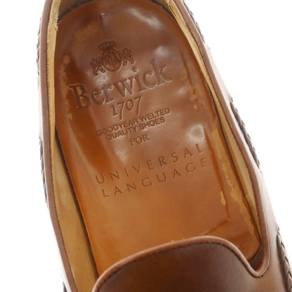 【中古】バーウィック BERWICK タッセル ローファー ブラウン【 7 1/2 】【 状態ランクD 】【 メンズ 】