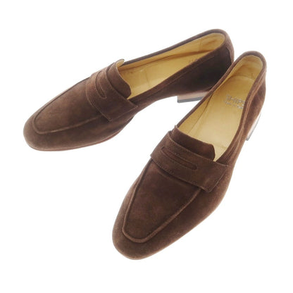 【中古】シップス SHIPS スエード コインローファー ブラウン【 42 】【 状態ランクC 】【 メンズ 】