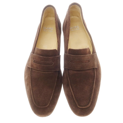 【中古】シップス SHIPS スエード コインローファー ブラウン【 42 】【 状態ランクC 】【 メンズ 】