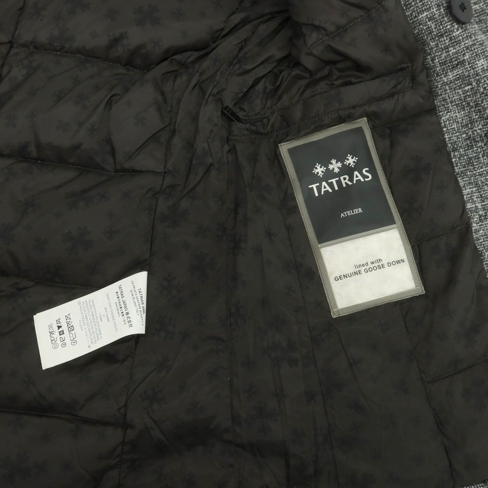 【中古】タトラス TATRAS ポリエステルアクリル ダウンピーコート グレー【 1 】【 状態ランクC 】【 メンズ 】