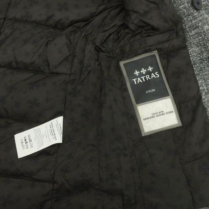 【中古】タトラス TATRAS ポリエステルアクリル ダウンピーコート グレー【 1 】【 状態ランクC 】【 メンズ 】