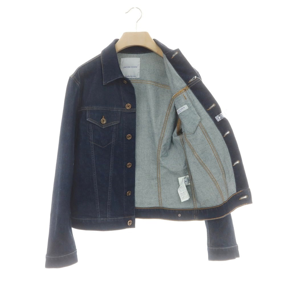 【中古】ヤコブコーエン JACOB COHEN YORK ストレッチデニム デニムジャケット ネイビー【 S 】【 状態ランクB 】【 メンズ 】