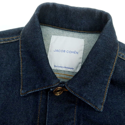 【中古】ヤコブコーエン JACOB COHEN YORK ストレッチデニム デニムジャケット ネイビー【 S 】【 状態ランクB 】【 メンズ 】