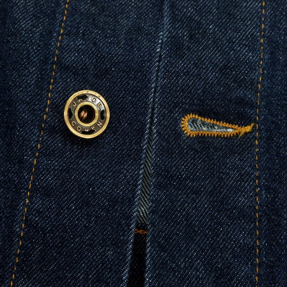 【中古】ヤコブコーエン JACOB COHEN YORK ストレッチデニム デニムジャケット ネイビー【 S 】【 状態ランクB 】【 メンズ 】