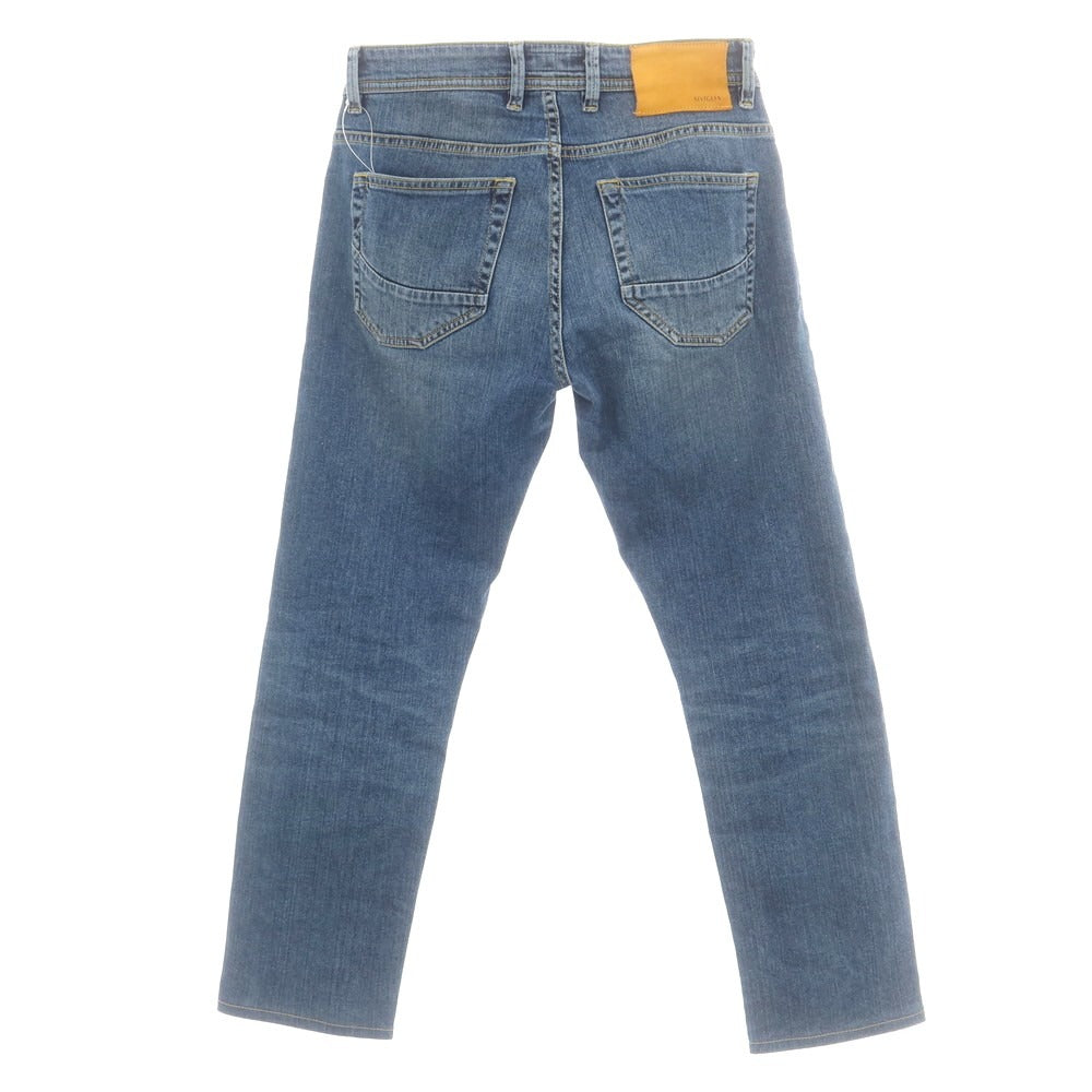 【中古】シビリア SIVIGLIA ストレッチ コットン ジーンズ デニムパンツ ネイビー【サイズ30】【 状態ランクB 】【 メンズ 】 [CPD]
