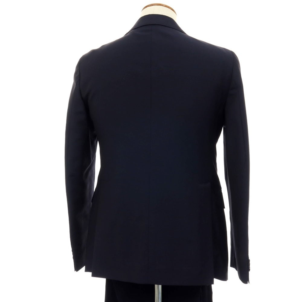 【中古】タリアトーレ TAGLIATORE ウールモヘヤ 2つボタンスーツ ネイビー【サイズ46】【 状態ランクB 】【 メンズ 】