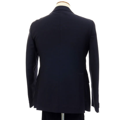 【中古】タリアトーレ TAGLIATORE ウールモヘヤ 2つボタンスーツ ネイビー【サイズ46】【 状態ランクB 】【 メンズ 】