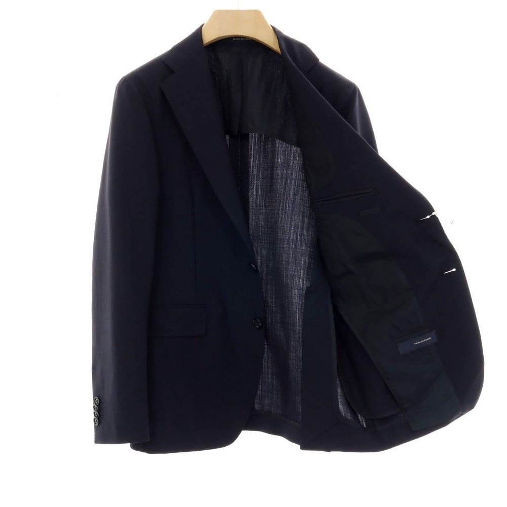 【中古】タリアトーレ TAGLIATORE ウールモヘヤ 2つボタンスーツ ネイビー【サイズ46】【 状態ランクB 】【 メンズ 】