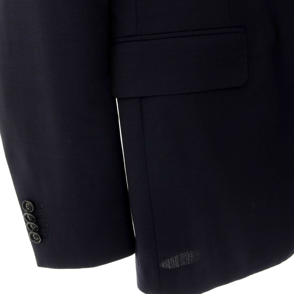 【中古】タリアトーレ TAGLIATORE ウールモヘヤ 2つボタンスーツ ネイビー【サイズ46】【 状態ランクB 】【 メンズ 】