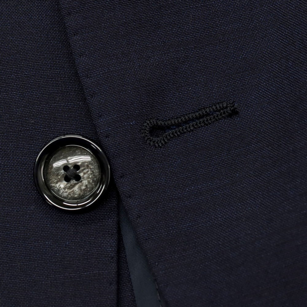 【中古】タリアトーレ TAGLIATORE ウールモヘヤ 2つボタンスーツ ネイビー【サイズ46】【 状態ランクB 】【 メンズ 】