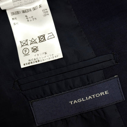 【中古】タリアトーレ TAGLIATORE ウールモヘヤ 2つボタンスーツ ネイビー【サイズ46】【 状態ランクB 】【 メンズ 】