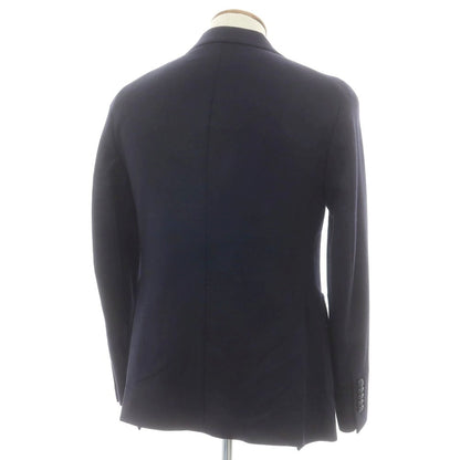 【中古】タリアトーレ TAGLIATORE ウールカシミヤ ダブル テーラードジャケット ネイビー【 46 】【 状態ランクA 】【 メンズ 】