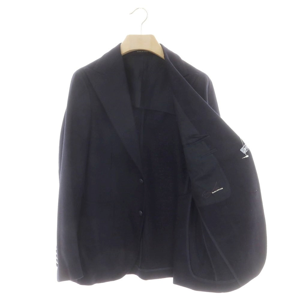 【中古】タリアトーレ TAGLIATORE ウールカシミヤ ダブル テーラードジャケット ネイビー【 46 】【 状態ランクA 】【 メンズ 】